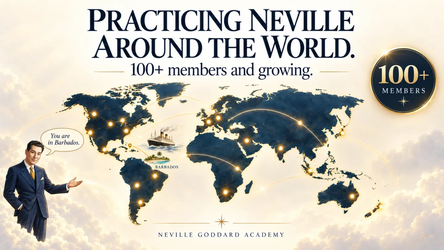 Neville Goddard Academy members practicing around the world